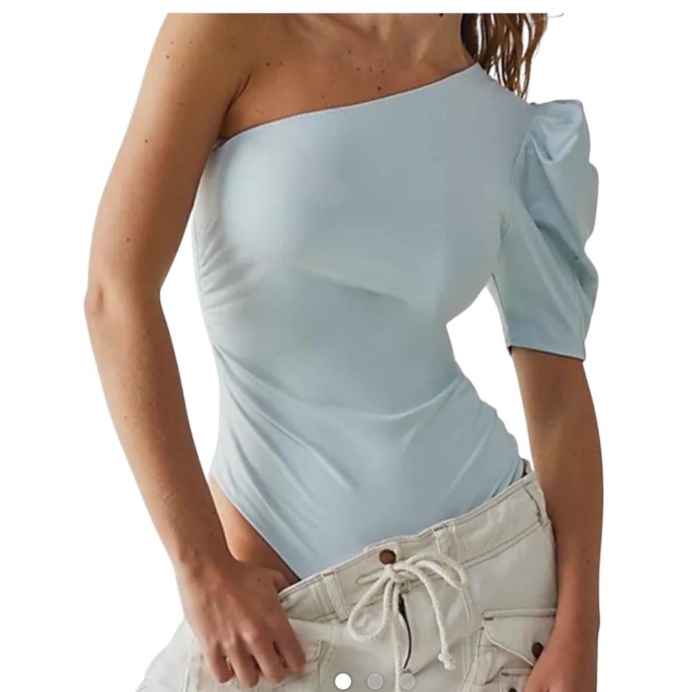 FREE People One Shoulder Bodysuit - Picture 4 of 9